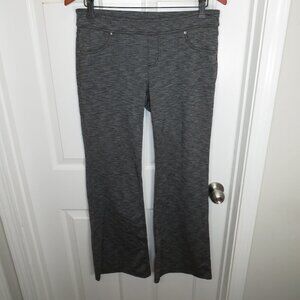 Athleta Bettona Classic Pants Size M. Wide Leg Heather Gray Stretch Lounge Yoga